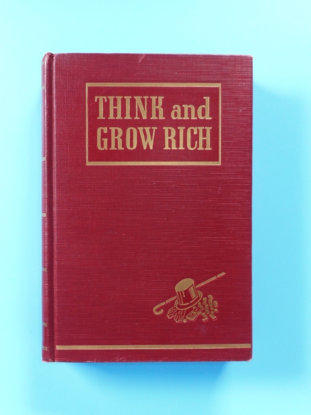 VTG 1947 Think & Grow Rich Red HC Napoleon Hill Ralston Society Andrew Carnegie